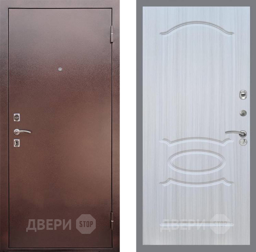 Входная металлическая Дверь Рекс (REX) 1 FL-128 Сандал белый в Пущино