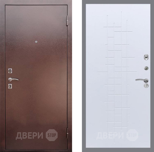 Входная металлическая Дверь Рекс (REX) 1 FL-289 Белый ясень в Пущино