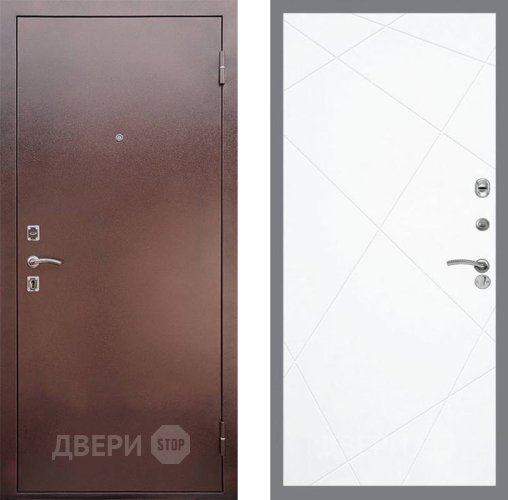 Входная металлическая Дверь Рекс (REX) 1 FL-291 Силк Сноу в Пущино