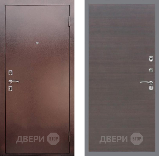 Входная металлическая Дверь Рекс (REX) 1 GL венге поперечный в Пущино