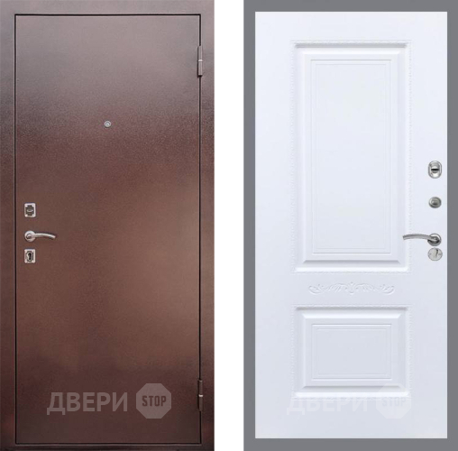 Входная металлическая Дверь Рекс (REX) 1 Смальта Силк Сноу в Пущино