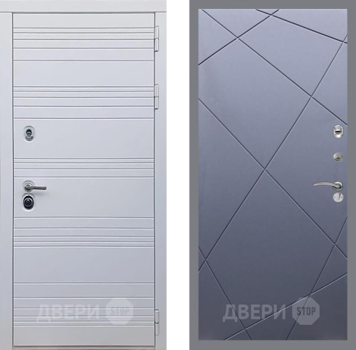 Входная металлическая Дверь Рекс (REX) 14 Силк Сноу FL-291 Силк титан в Пущино