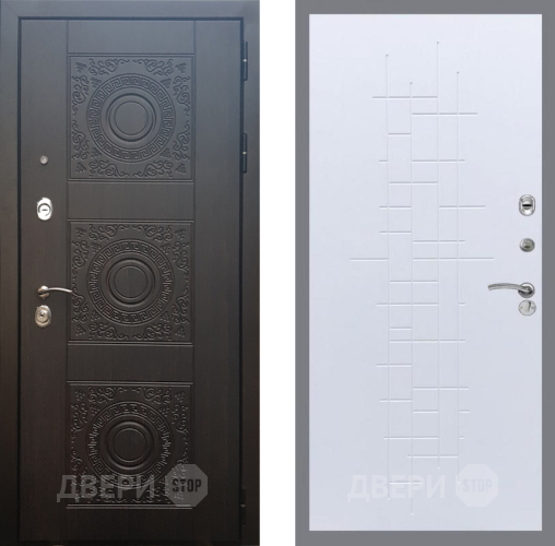 Входная металлическая Дверь Рекс (REX) 10 FL-289 Белый ясень в Пущино