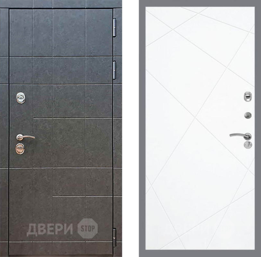 Входная металлическая Дверь Рекс (REX) 21 FL-291 Силк Сноу в Пущино