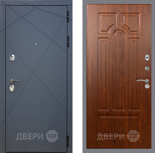 Входная металлическая Дверь Рекс (REX) 13 Силк Титан FL-58 Морёная берёза в Пущино