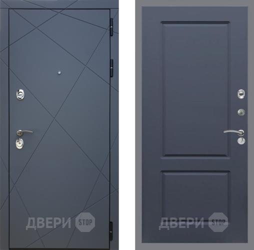Входная металлическая Дверь Рекс (REX) 13 Силк Титан FL-117 Силк титан в Пущино