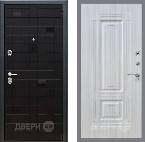 Входная металлическая Дверь Рекс (REX) 12 FL-2 Сандал белый в Пущино