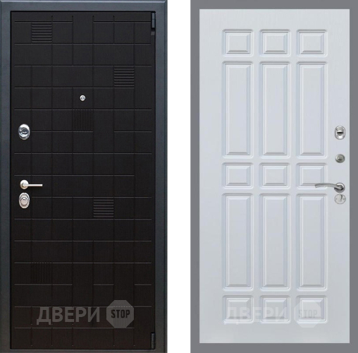 Входная металлическая Дверь Рекс (REX) 12 FL-33 Белый ясень в Пущино