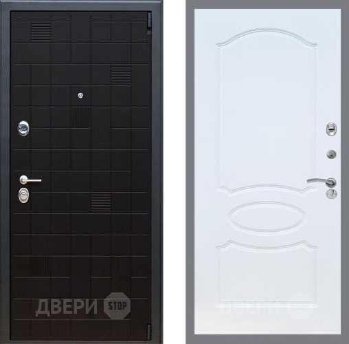 Входная металлическая Дверь Рекс (REX) 12 FL-128 Белый ясень в Пущино