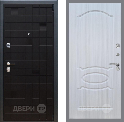 Входная металлическая Дверь Рекс (REX) 12 FL-128 Сандал белый в Пущино