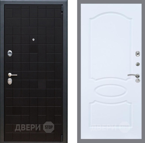 Входная металлическая Дверь Рекс (REX) 12 FL-128 Силк Сноу в Пущино