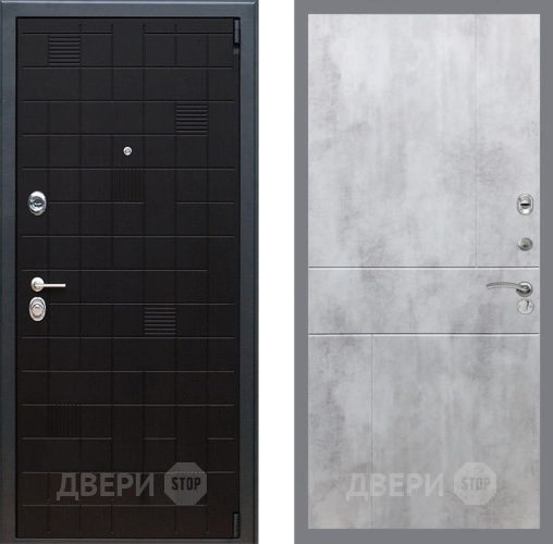Входная металлическая Дверь Рекс (REX) 12 FL-290 Бетон светлый в Пущино