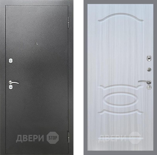 Входная металлическая Дверь Рекс (REX) Сити FL-128 Сандал белый в Пущино