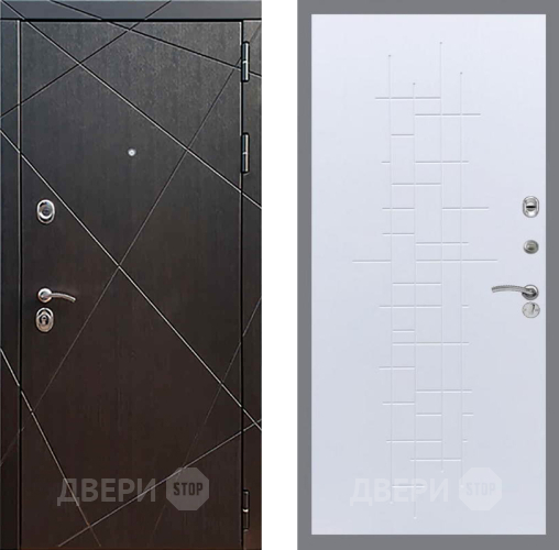Входная металлическая Дверь Рекс (REX) 13 Венге FL-289 Белый ясень в Пущино