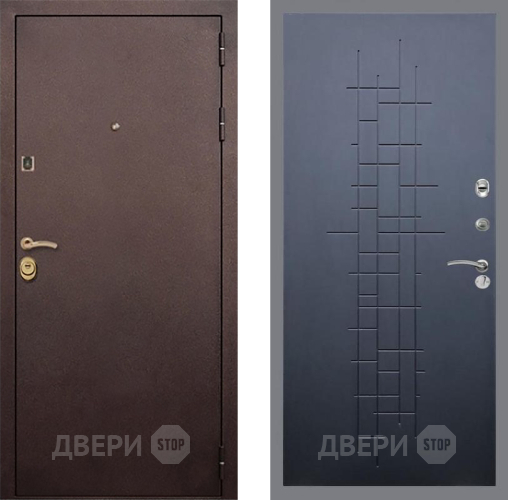 Входная металлическая Дверь Рекс (REX) Лайт 3К FL-289 Ясень черный в Пущино