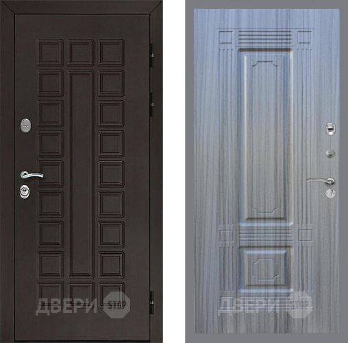 Входная металлическая Дверь Рекс (REX) Сенатор 3К FL-2 Сандал грей в Пущино