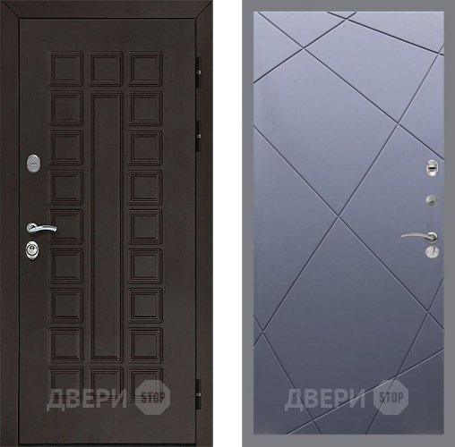 Входная металлическая Дверь Рекс (REX) Сенатор 3К FL-291 Силк титан в Пущино