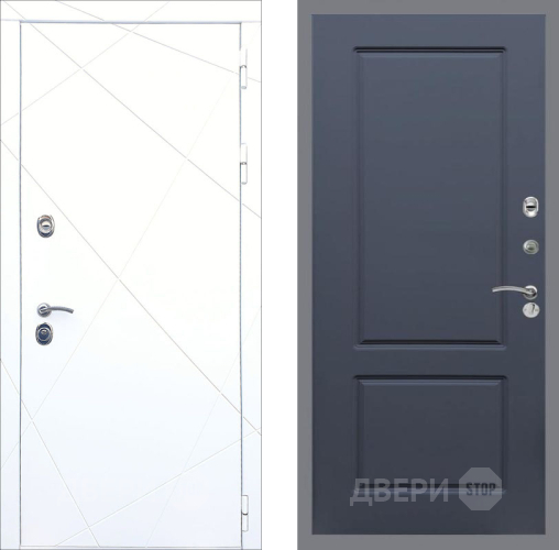 Входная металлическая Дверь Рекс (REX) 13 Силк Сноу FL-117 Силк титан в Пущино