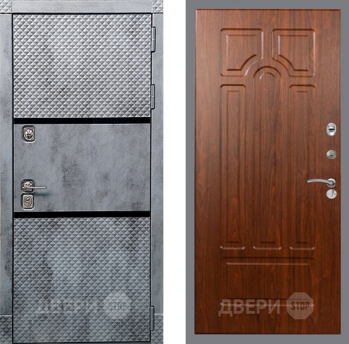 Входная металлическая Дверь Рекс (REX) 15 Бетон Темный FL-58 Морёная берёза в Пущино