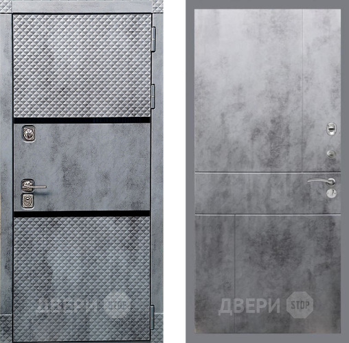 Входная металлическая Дверь Рекс (REX) 15 Бетон Темный FL-290 Бетон темный в Пущино