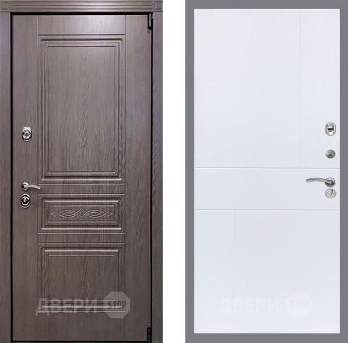 Входная металлическая Дверь Рекс (REX) Премиум-S FL-290 Силк Сноу в Пущино