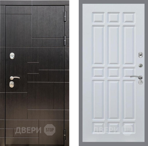 Входная металлическая Дверь Рекс (REX) 20 FL-33 Белый ясень в Пущино