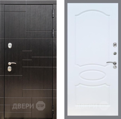Входная металлическая Дверь Рекс (REX) 20 FL-128 Белый ясень в Пущино