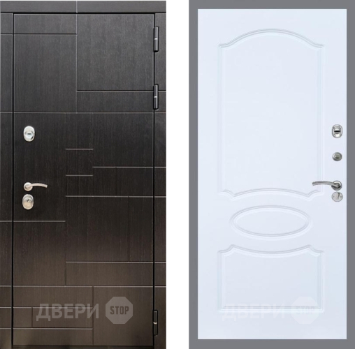 Входная металлическая Дверь Рекс (REX) 20 FL-128 Силк Сноу в Пущино