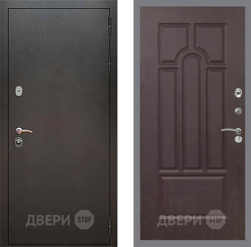 Входная металлическая Дверь Рекс (REX) 5 Серебро Антик FL-58 Венге в Пущино