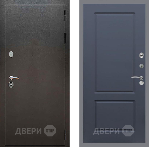 Входная металлическая Дверь Рекс (REX) 5 Серебро Антик FL-117 Силк титан в Пущино