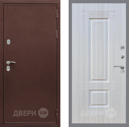 Входная металлическая Дверь Рекс (REX) 5А FL-2 Сандал белый в Пущино