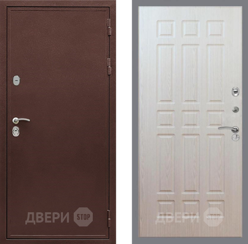 Входная металлическая Дверь Рекс (REX) 5А FL-33 Беленый дуб в Пущино