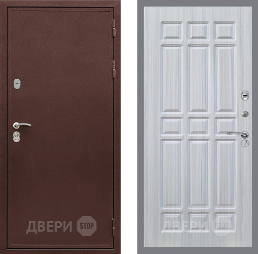 Входная металлическая Дверь Рекс (REX) 5А FL-33 Сандал белый в Пущино