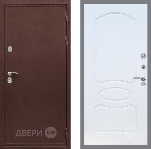 Входная металлическая Дверь Рекс (REX) 5А FL-128 Белый ясень в Пущино