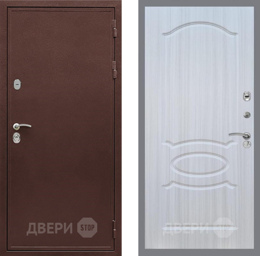 Входная металлическая Дверь Рекс (REX) 5А FL-128 Сандал белый в Пущино