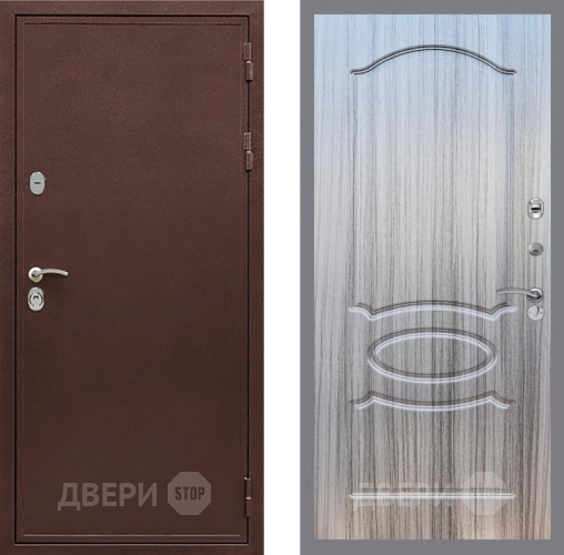 Входная металлическая Дверь Рекс (REX) 5А FL-128 Сандал грей в Пущино