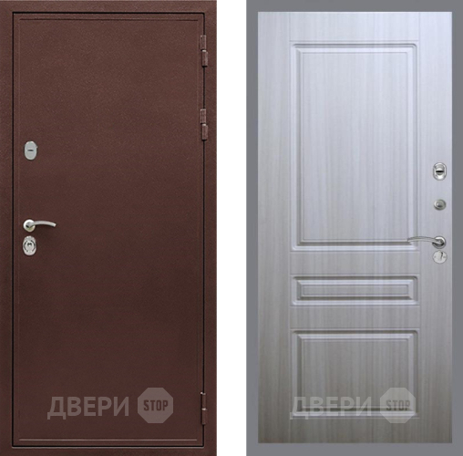 Входная металлическая Дверь Рекс (REX) 5А FL-243 Сандал белый в Пущино