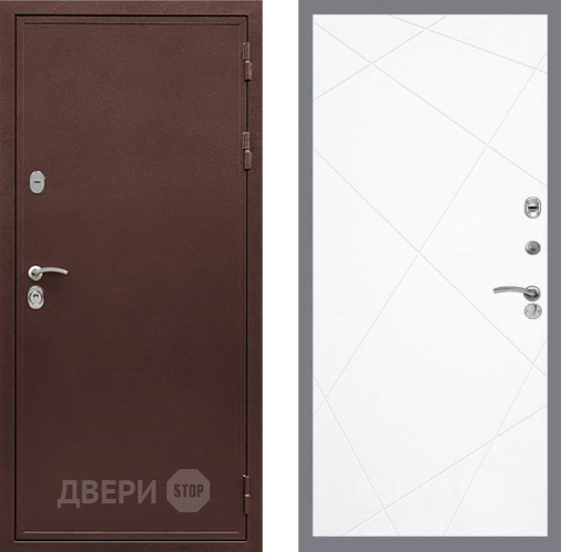 Входная металлическая Дверь Рекс (REX) 5А FL-291 Силк Сноу в Пущино