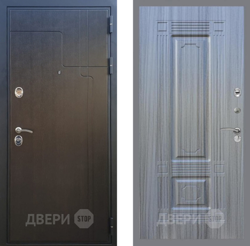 Входная металлическая Дверь Рекс (REX) Премиум-246 FL-2 Сандал грей в Пущино