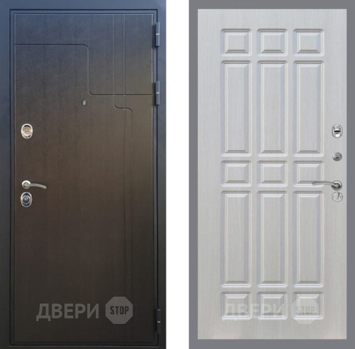 Входная металлическая Дверь Рекс (REX) Премиум-246 FL-33 Лиственница беж в Пущино