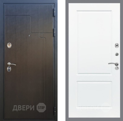 Входная металлическая Дверь Рекс (REX) Премиум-246 FL-117 Силк Сноу в Пущино