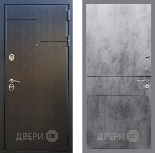 Входная металлическая Дверь Рекс (REX) Премиум-246 FL-290 Бетон темный в Пущино