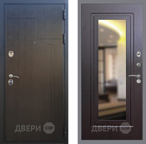 Входная металлическая Дверь Рекс (REX) Премиум-246 FLZ-120 Венге в Пущино