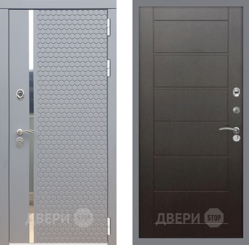 Входная металлическая Дверь Рекс (REX) 24 Сити Венге в Пущино