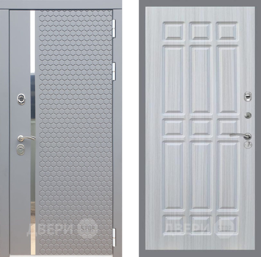 Входная металлическая Дверь Рекс (REX) 24 FL-33 Сандал белый в Пущино