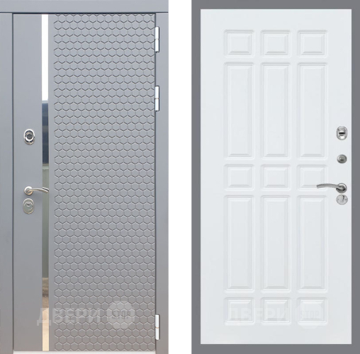 Входная металлическая Дверь Рекс (REX) 24 FL-33 Силк Сноу в Пущино