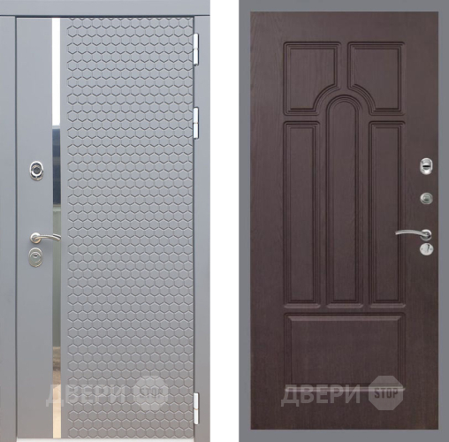 Входная металлическая Дверь Рекс (REX) 24 FL-58 Венге в Пущино
