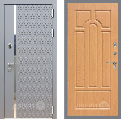 Входная металлическая Дверь Рекс (REX) 24 FL-58 Дуб в Пущино