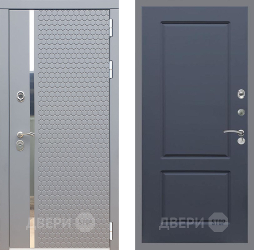 Входная металлическая Дверь Рекс (REX) 24 FL-117 Силк титан в Пущино