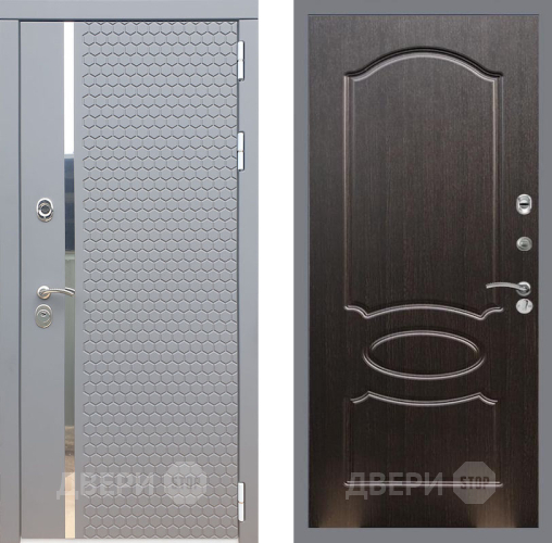Входная металлическая Дверь Рекс (REX) 24 FL-128 Венге светлый в Пущино